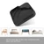 8pcs Set Non‑Slip Furniture Leg Pad Mat for Table Desk Bed Sofa Chairs (Black)