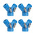 Tap Y Splitter 2 Way 2 Valves Hose Splitter Connector for Garden Hose Faucet  Standard 4pcs