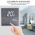 BTH-3000L-GCLW WiFi Smart Thermostat for Water/Gas Boiler Digital Temperature Controller Large LCD Display Touch Button Voice Control Compatible with Amazon Echo/ Home/Tmall Genie/IFTTT 5A AC 95-240V