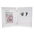 Baby Handprint Footprint Kit Plastic Density Board Attractive Decorative 31.5x20.7x1.7cm Expanded Baby Print Frames Newborn