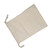 Household Plain Cotton Drawstring Storage Laundry Sack Stuff Bag for Travel Home Use 15 * 20CM