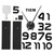 DIY Wall Clock Innovative Acrylic Mirror Sticker Clock Kit for Living Room BedroomBlack