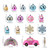 70PCS Christmas Balls Ornaments Delicate Christmas Decoration Balls for Wedding Engagement Anniversary Party