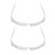 2pcs Adjustable Shirt Collar Support Bundle Shirt Collar Support System for Men Women Shirts