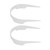 2pcs Adjustable Shirt Collar Support Bundle Shirt Collar Support System for Men Women Shirts