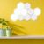 Innovative Hexagonal Shape DIY Wall Decorative Lamp Home Light for Bedroom Living Room Decoration