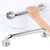 2PCS 40cm Bathroom Safety Handle Stainless Steel Thickened Shower Grab Bar for Home The Disabled Elderly