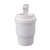 Metal Coffee Mug 450ml White Food Grade Silicone Double Layer Anti Slip Stainless Steel Mug for Camping Travel Car