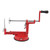 Potato Spiral Cutter Multifunctional Manual Rotating Stainless Steel Blade Rust Resistant Red Twisted Spiral Potato Peeler
