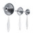 3Pcs/set Stainless Steel Funnels for Transferring Oil Wine Liquid Powder Practical Kitchen Tool
