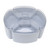 Plastic Divided Serving Tray Double Layer Divided Serving Dish Nut Platter Candy Snacks Dried Fruit Plate with Lid Blue