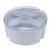 Plastic Divided Serving Tray Double Layer Divided Serving Dish Nut Platter Candy Snacks Dried Fruit Plate with Lid Blue