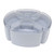 Plastic Divided Serving Tray Double Layer Divided Serving Dish Nut Platter Candy Snacks Dried Fruit Plate with Lid Blue