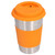 304 Stainless Steel Cup Metal Drinking Mug With Heat Insulation Silicone Sleeve for Kids School Office HomeOrange Cup Sleeve