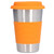 304 Stainless Steel Cup Metal Drinking Mug With Heat Insulation Silicone Sleeve for Kids School Office HomeOrange Cup Sleeve