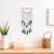 Hanging Woven Wall Art Tapestry Decor with Tassel for Wedding Bedroom Home Wall Ornament