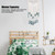 Hanging Woven Wall Art Tapestry Decor with Tassel for Wedding Bedroom Home Wall Ornament