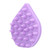 Shampoo Massage Brush Silicone Scalp Brush Hair Massager Bathing Shower Hair Cleaning CombPurple