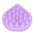Shampoo Massage Brush Silicone Scalp Brush Hair Massager Bathing Shower Hair Cleaning CombPurple