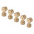 5PCS G1/2in Female Thread Brass Deck Jet Nozzles Durable Waterscape Fountain Nozzle Automatic Waterscape Nozzle for Garden Yard Hotel