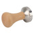 Coffee Tamper with Wooden Handle Easy To Operate Outstanding Extraction Coffee Tamper Hand Press for Coffee Machines Natural Wood 58mm