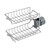 Kitchen Sponge Holder Brush Soap Organizer Double layer Faucet Storage Rack Sink Caddy Sponge Holder Shower Tray Drainer Shelf