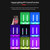 2Pcs Colorful Sound Pickup Lamps USB Desktop Atmosphere Light High-sensitivity Pickup Light Bar Fun Gaming
