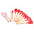 12 PCS Kitchen Cooking Utensils Set Ergonomic Wooden Handle Silicone Kitchen Gadgets Kitchenware for Cooking Red