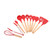 12 PCS Kitchen Cooking Utensils Set Ergonomic Wooden Handle Silicone Kitchen Gadgets Kitchenware for Cooking Red