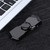 Fashionable Stress Relief Toy Charging Cigarette Lighter with Emergency Light for Men GiftBlack