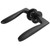 Entry Door Handle Lock Locking Lever Handle Set Reversible for Right Left Sided DoorsK Style