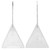 Innovative Outdoor Hanging Acrylic Small Transparent Wild Bird Feeder Cage Birds Supplies