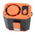 Waist Fan Speed Adjustable 12500rpm High Speed Mobile Power Type C Charging with 3600mAh Battery Waist Clip Fan for Working Hiking Fishing Camping Orange