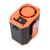 Waist Fan Speed Adjustable 12500rpm High Speed Mobile Power Type C Charging with 3600mAh Battery Waist Clip Fan for Working Hiking Fishing Camping Orange