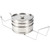 Stackable 3 Tier Stainless Steel Steamer Cooker Pot Set Cook Food Pressure Pot Accessories