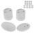 4 Set Household Shower Room Sliding Door Knob Bathroom Glass Door Handle Hardware (L38)L38W Door Knob
