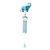 Blue Elephant Wind Chime Outdoor Wind Chime Garden Balcony Yard Decor Party Decor Gifts for Mom Girlfriend Women