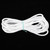 7mm 10m/32.8ft Strong Elasticity Round Elastic Rope Cord Sewing DIY Accessories White