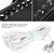 7mm 10m/32.8ft Strong Elasticity Round Elastic Rope Cord Sewing DIY Accessories White