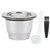 Coffee Capsule Spoon Brush Set Stainless Steel Filter DIY Coffee Machine Supplies