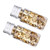 2Pcs Multifunction Bottled Decorative Gold Foil Paper for Food Dessert Decoration Crafts