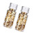 2Pcs Multifunction Bottled Decorative Gold Foil Paper for Food Dessert Decoration Crafts