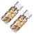 2Pcs Multifunction Bottled Decorative Gold Foil Paper for Food Dessert Decoration Crafts