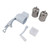 Manual Grain Mill Aluminum Alloy Stainless Steel Removable Hand Cranking Grain Grinder with Table Clamp for Spice Pepper Corn Style 1
