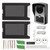 Video Intercom Doorbell Smart Dual Monitor Electronic Doorbell 16 Bells Night Vision Infrared Camera for Home