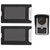 Video Intercom Doorbell Smart Dual Monitor Electronic Doorbell 16 Bells Night Vision Infrared Camera for Home