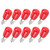 10Pcs AC230V E12 1.5W Red LED Candle Light Bulb for Home Lighting Party Decoration