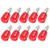 10Pcs AC230V E12 1.5W Red LED Candle Light Bulb for Home Lighting Party Decoration