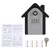 WallHanging Zinc Alloy AntiThief 4Digit Password Key Storage Box Kit for Home Factory Office(Gray )
