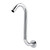 Bathroom Accessory 8inch 201 Stainless Steel High Rise S Curved Shower Extension Arm